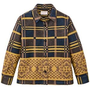 Women’s blanket wool overshirt size medium